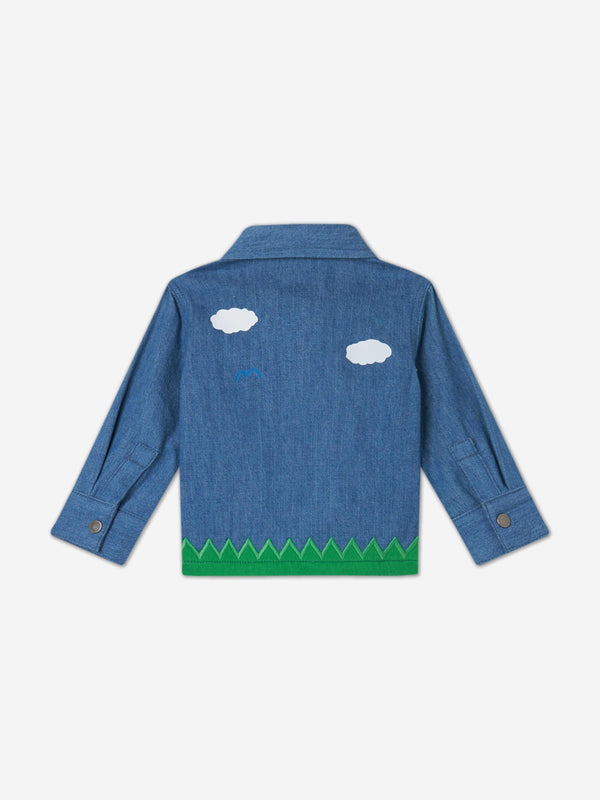 Stella McCartney Baby Boys Denim Shirt in Blue