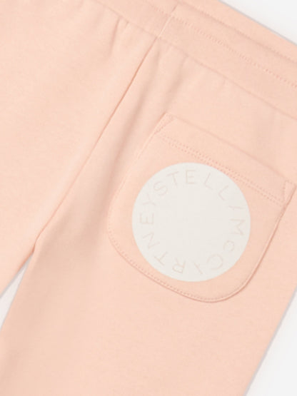 Stella McCartney 女童品牌粉色慢跑裤