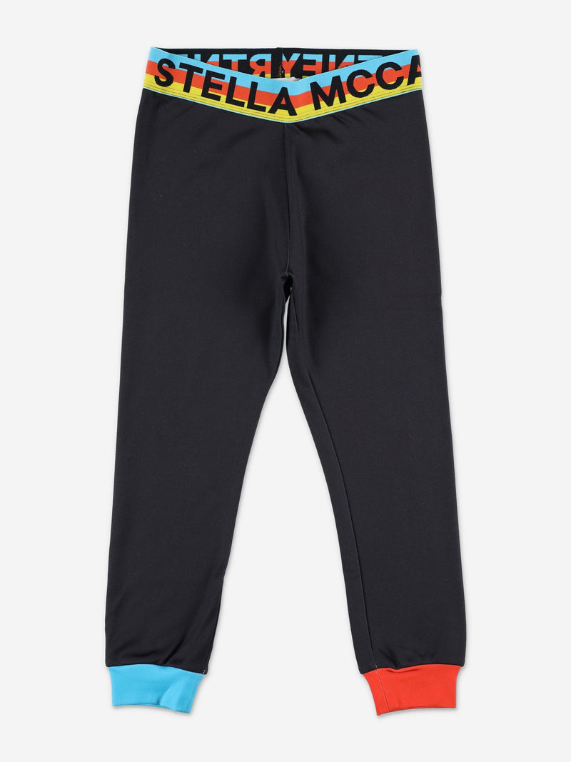 Stella McCartney Kids Logo Ski Leggings in Black