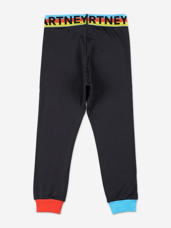 Stella McCartney Kids Logo Ski Leggings in Black