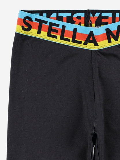 Stella McCartney Kids Logo Ski Leggings in Black