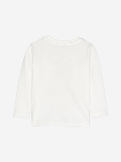Stella McCartney 象牙色小马标志 T 恤