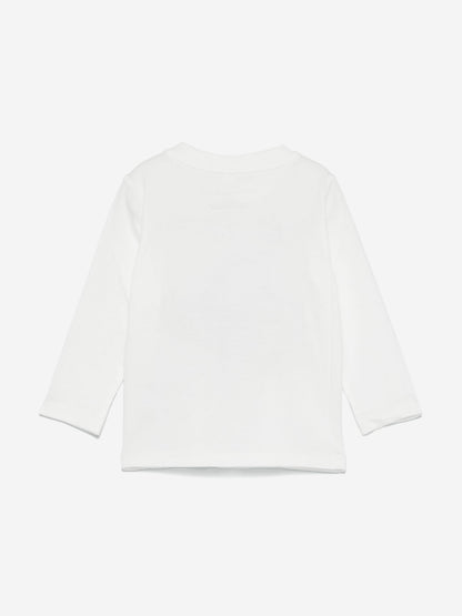 Stella McCartney 男婴象牙色拖拉机 T 恤