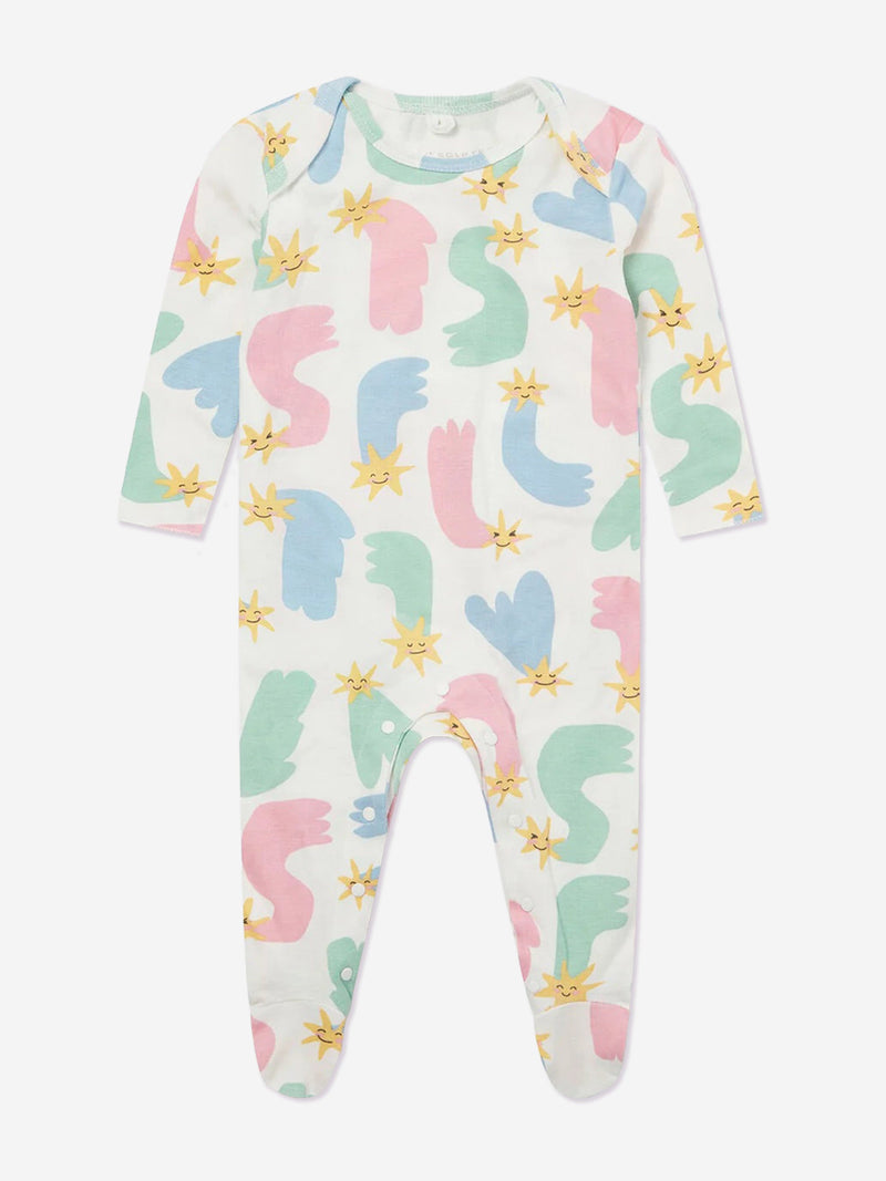 Stella McCartney Baby Girls Logo Babygrow Gift Set in Ivory