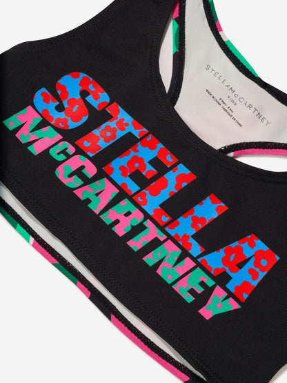 Stella McCartney 女童短款花卉徽标运动上衣