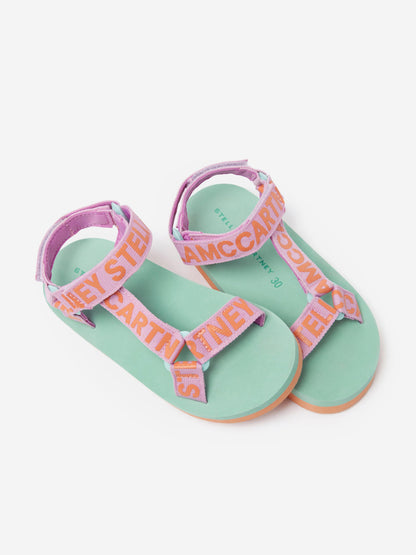 Stella McCartney 女童多色徽标凉鞋