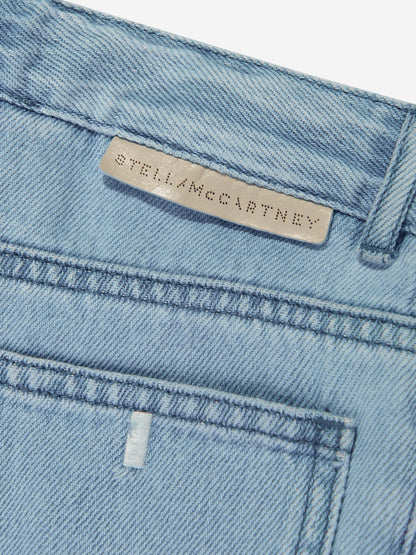 Stella McCartney 男童蓝色牛仔阳光短裤
