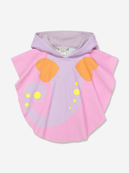 Stella McCartney 女童美人鱼连帽毛巾（紫色）