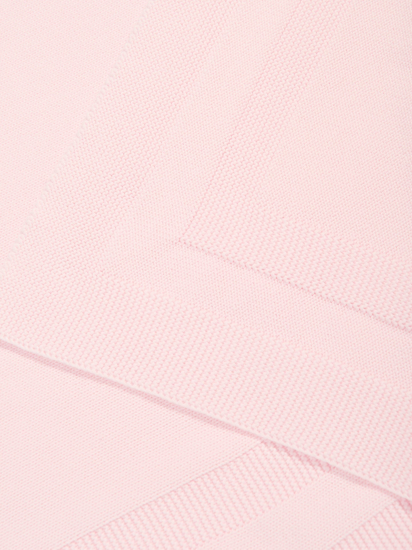 Baby Girls Cotton Daisy Blanket in Pink (73cm)