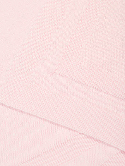 Baby Girls Cotton Daisy Blanket in Pink (73cm)