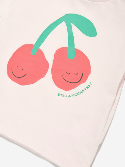 Baby Girls Cherries T-Shirt in Pink