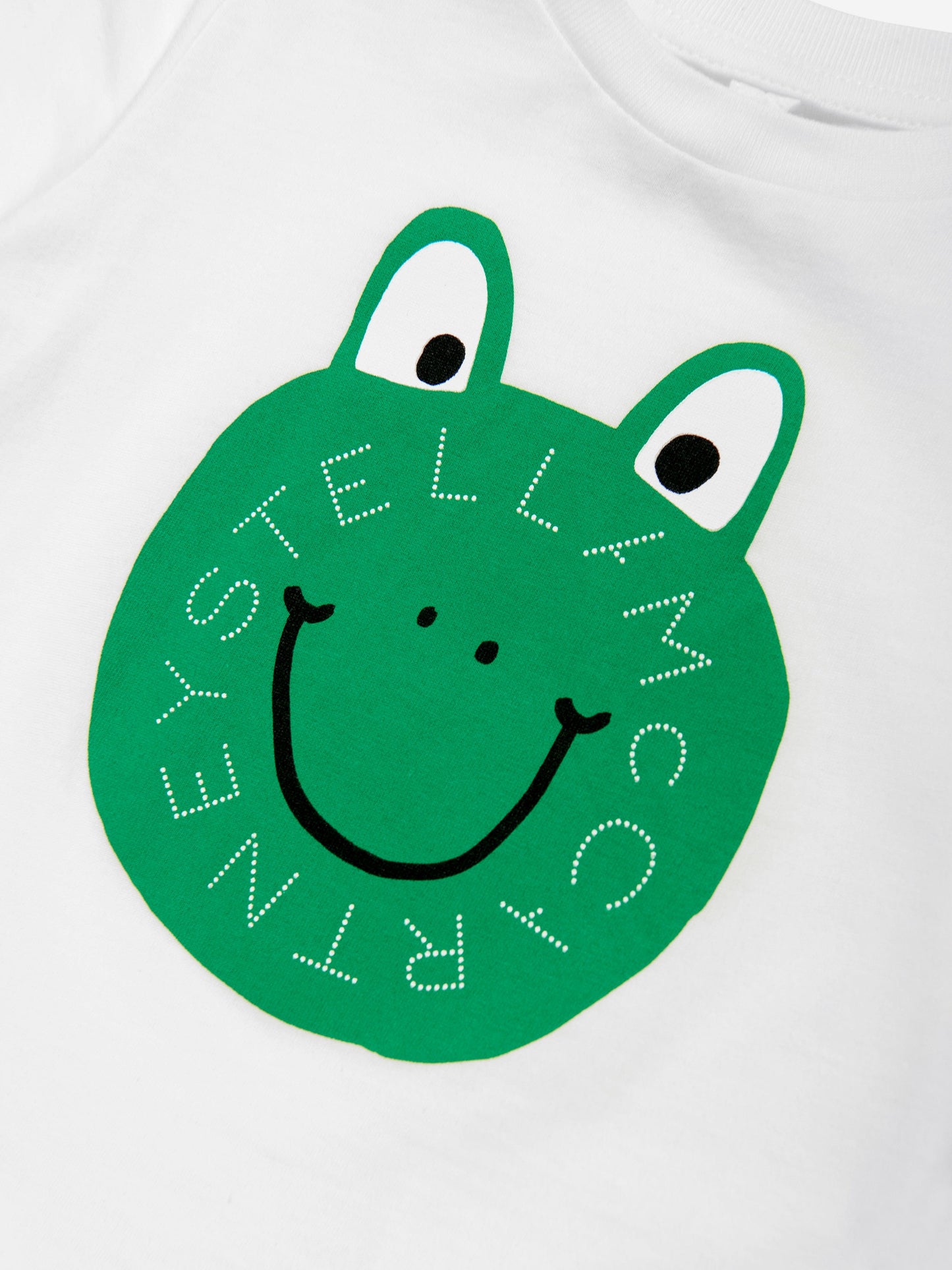 Baby Boys Frog Logo T-Shirt in Ivory