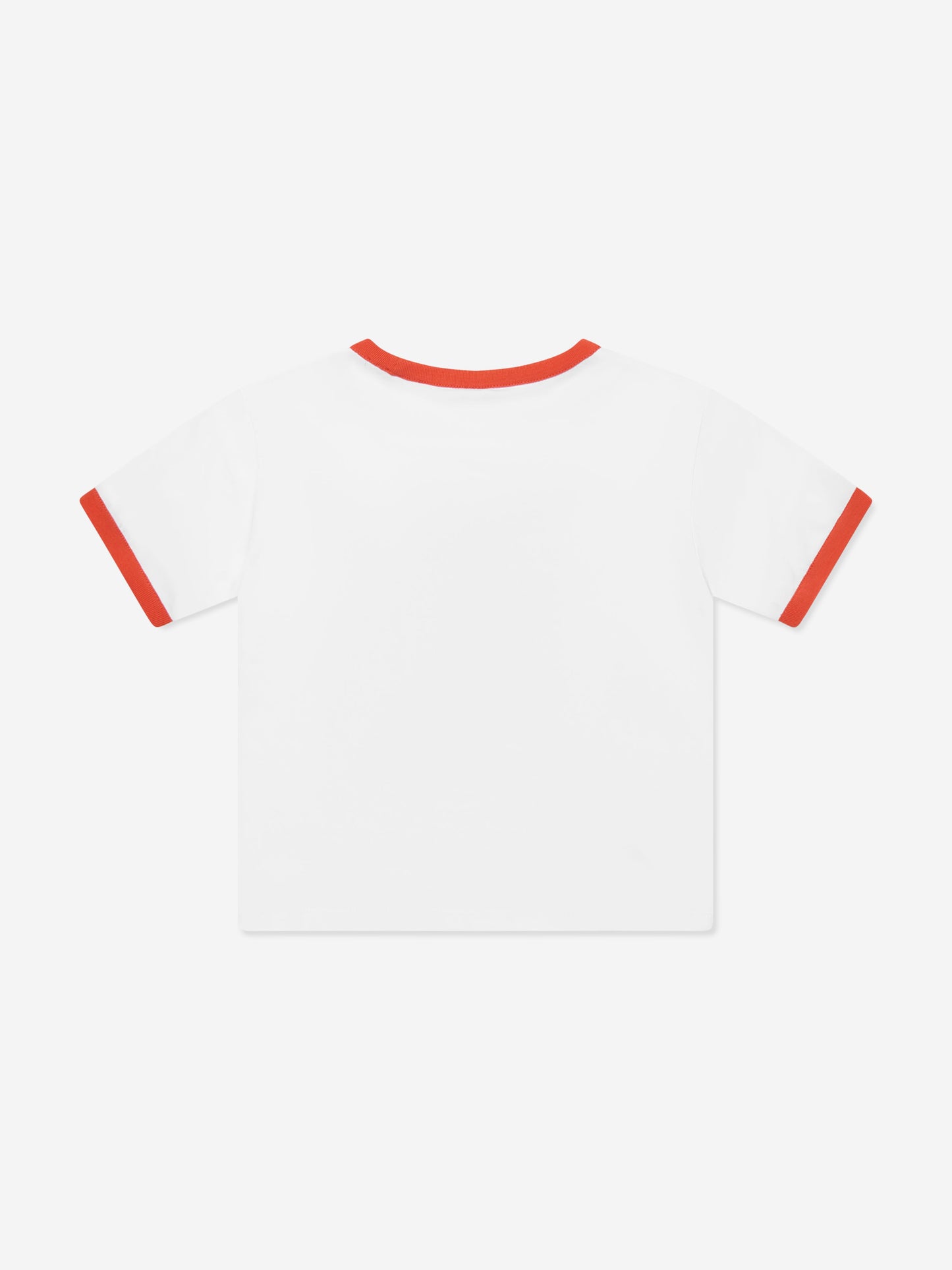 Girls Logo Print Cropped T-Shirt in White