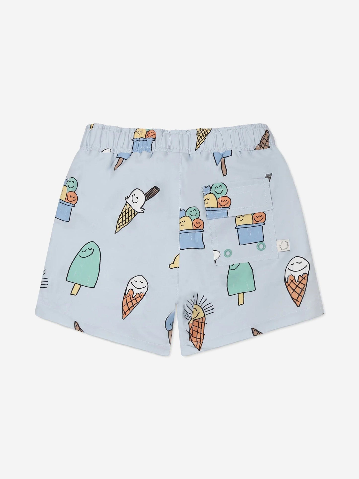 Baby Boys Ice Cream Swim Shorts in Blue