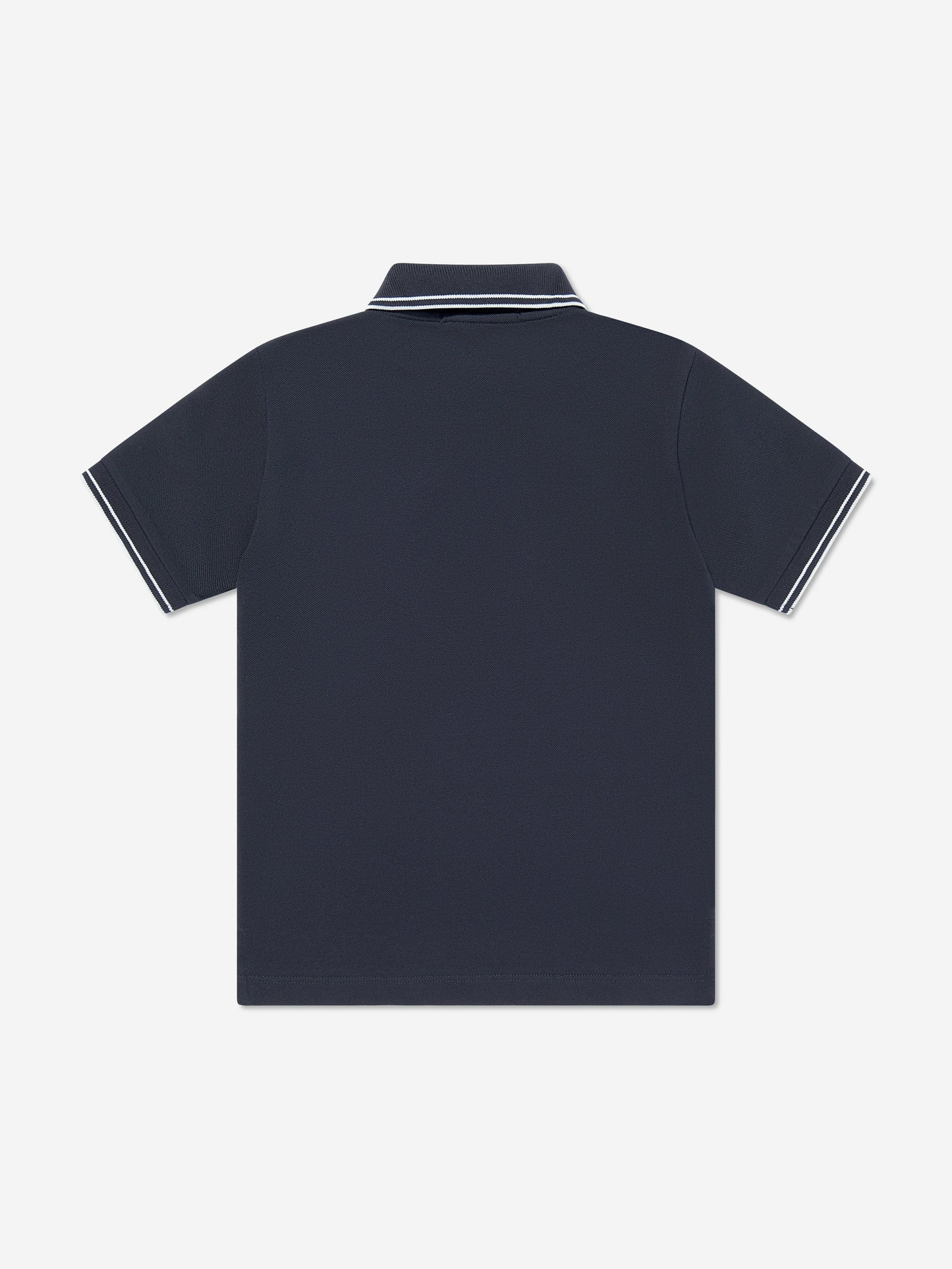 Boys Compass Logo Polo Shirt in Navy