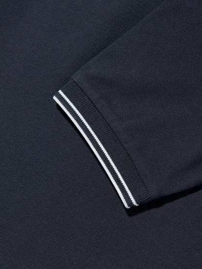 Boys Compass Logo Polo Shirt in Navy