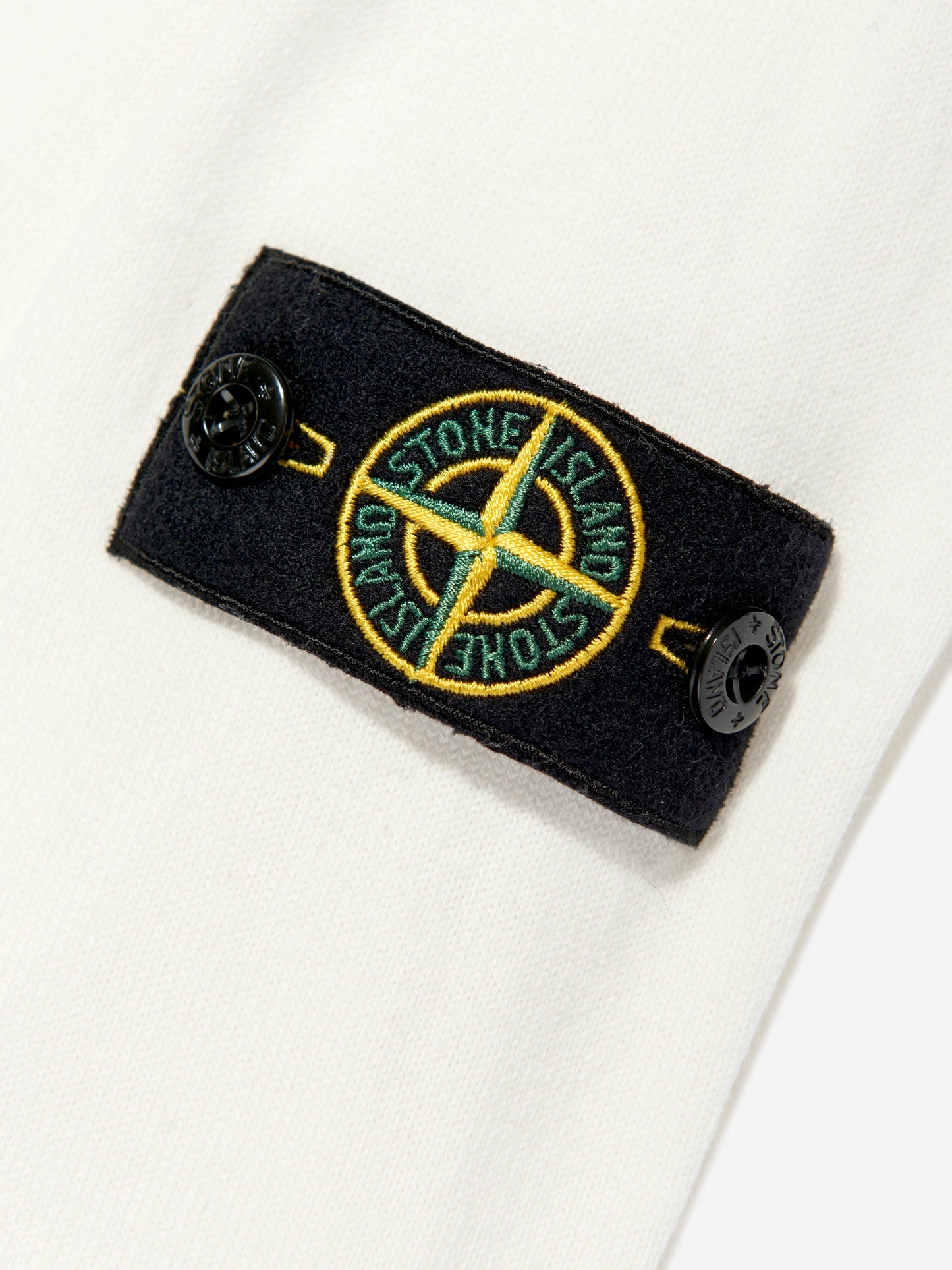 Boys Long Sleeve Knit Polo Shirt in White