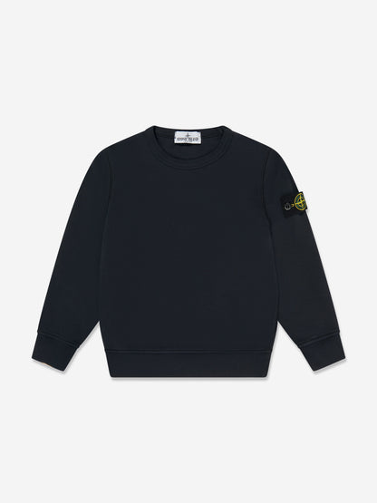 Boys Logo Sweatshirt in Navy