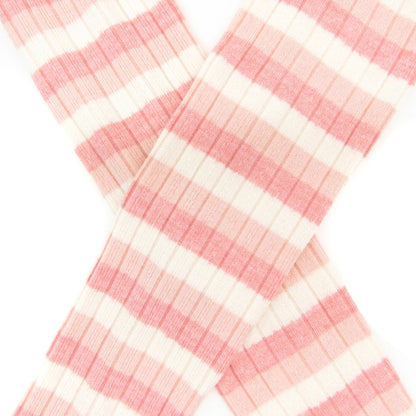 女士粉色条纹芭蕾舞披肩