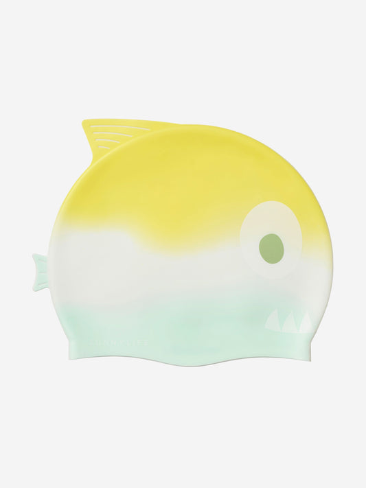 Sunnylife 儿童 Salty the Shark 泳帽 黄色 (22cm)