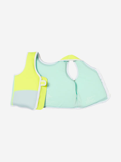 Sunnylife Kids Salty the Shark Swim Vest in Yellow (34cm)