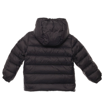 Baby Navy Blue Hooded 'Jules' Padded Down Jacket