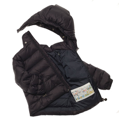 Baby Navy Blue Hooded 'Jules' Padded Down Jacket