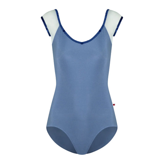 女士蓝色"Nina/N-Arctic/Mesh Whisper/CV-Dark Blue"芭蕾舞连体衣