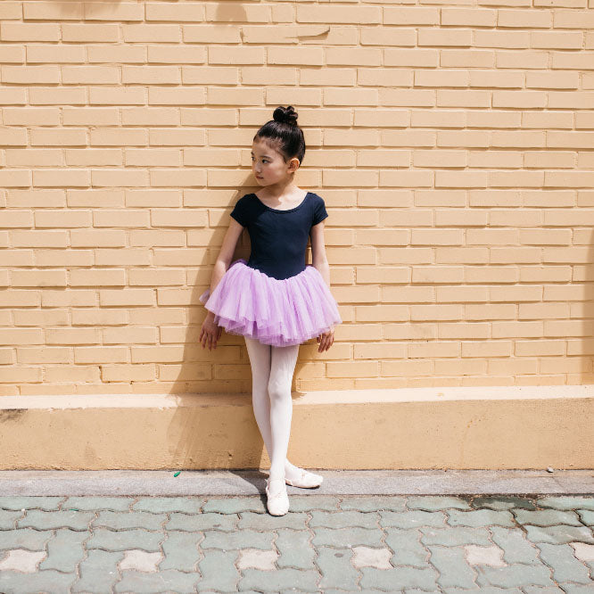 女童藏青色芭蕾舞连体衣