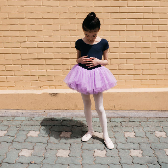 女童藏青色芭蕾舞连体衣