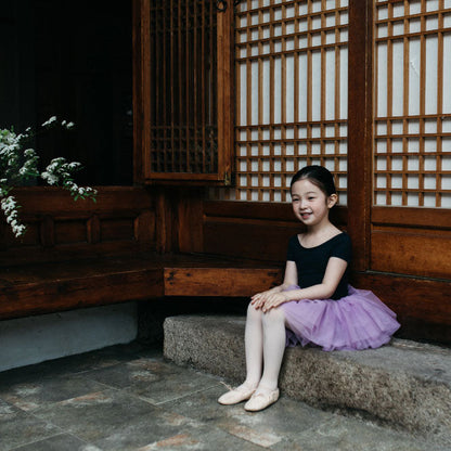 女童藏青色芭蕾舞连体衣