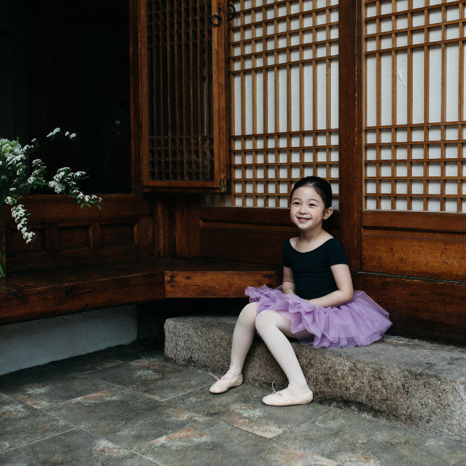 女童藏青色芭蕾舞连体衣