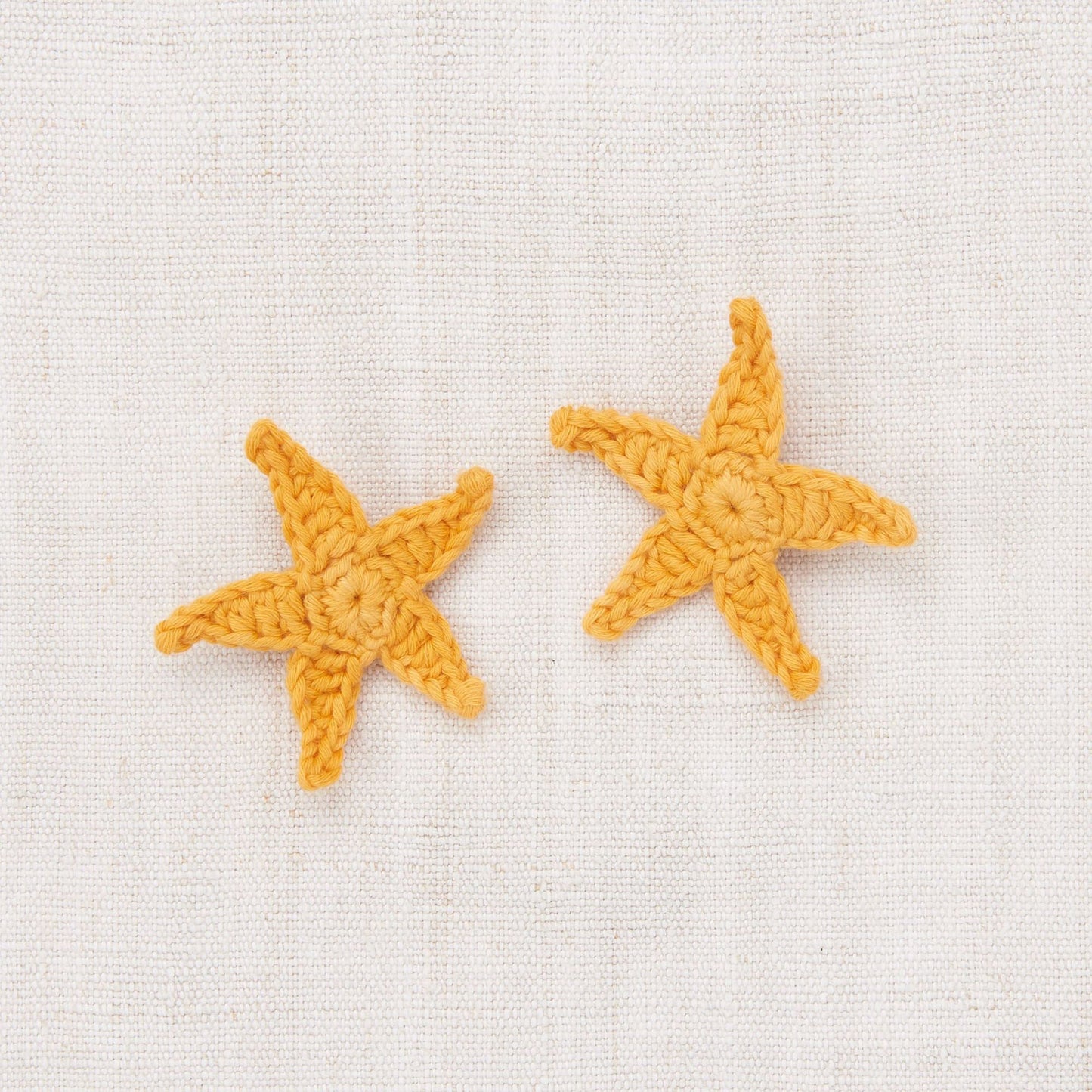 女童黄色海星发夹