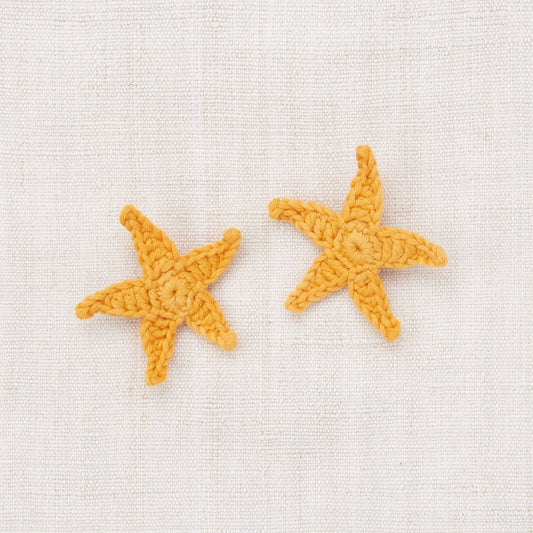 女童黄色海星发夹