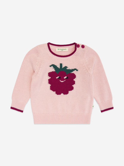女孩 Blackberry 针织套衫（粉色）