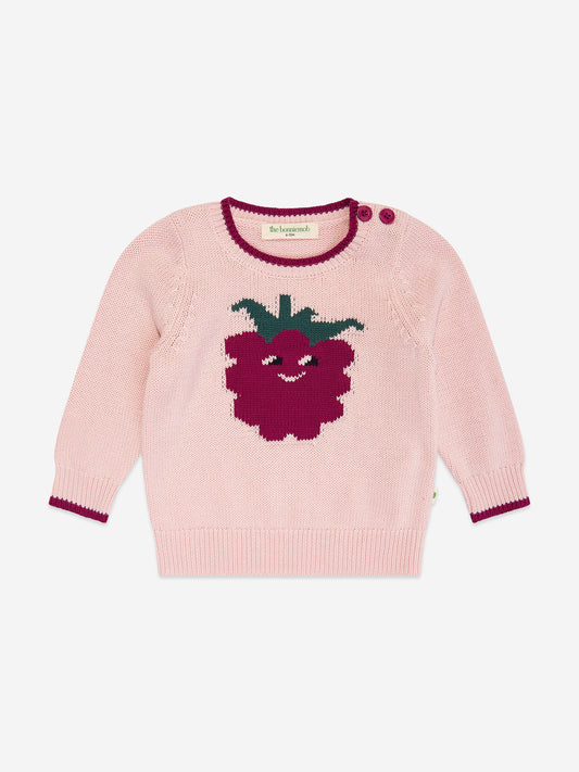 女孩 Blackberry 针织套衫（粉色）