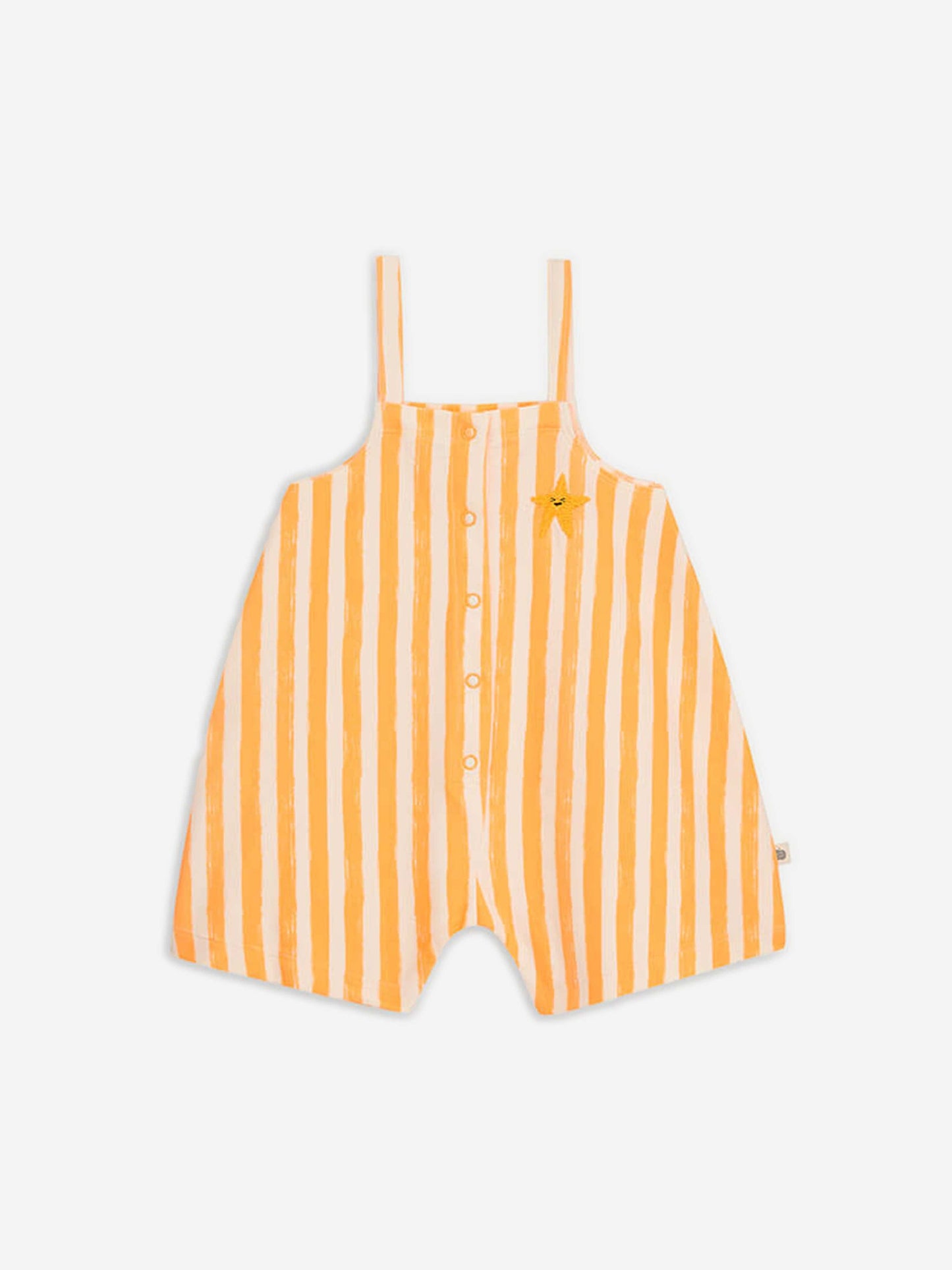 Bonnie Mob Kids Cayman 条纹工装裤 橙色