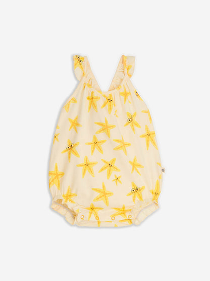 Bonnie Mob 女婴 Clarion Starfish 泡泡连体衣（象牙色）