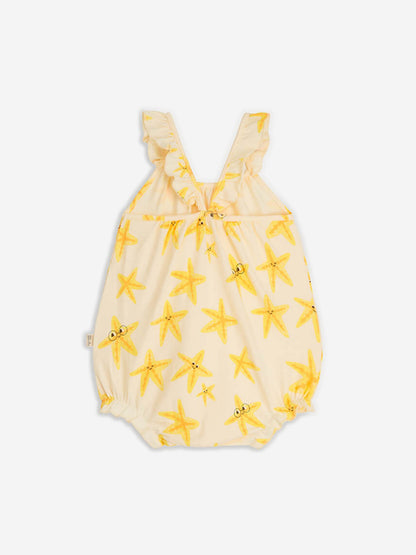 Bonnie Mob 女婴 Clarion Starfish 泡泡连体衣（象牙色）