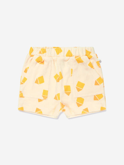 Bonnie Mob Baby Shell 和 Shoreline Beach Hut 短裤套装（黄色）