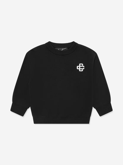 The Couture Club 儿童针织徽章运动衫（黑色）