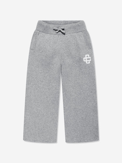 The Couture Club 儿童针织徽章慢跑裤（灰色）