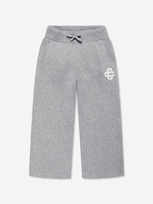 The Couture Club 儿童针织徽章慢跑裤（灰色）
