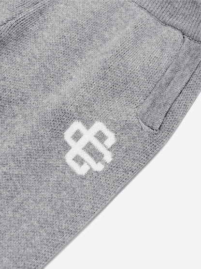 The Couture Club 儿童针织徽章慢跑裤（灰色）