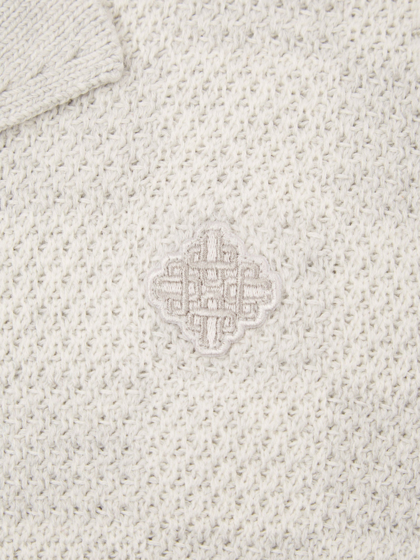 The Couture Club 儿童针织棋盘格衬衫（灰色）