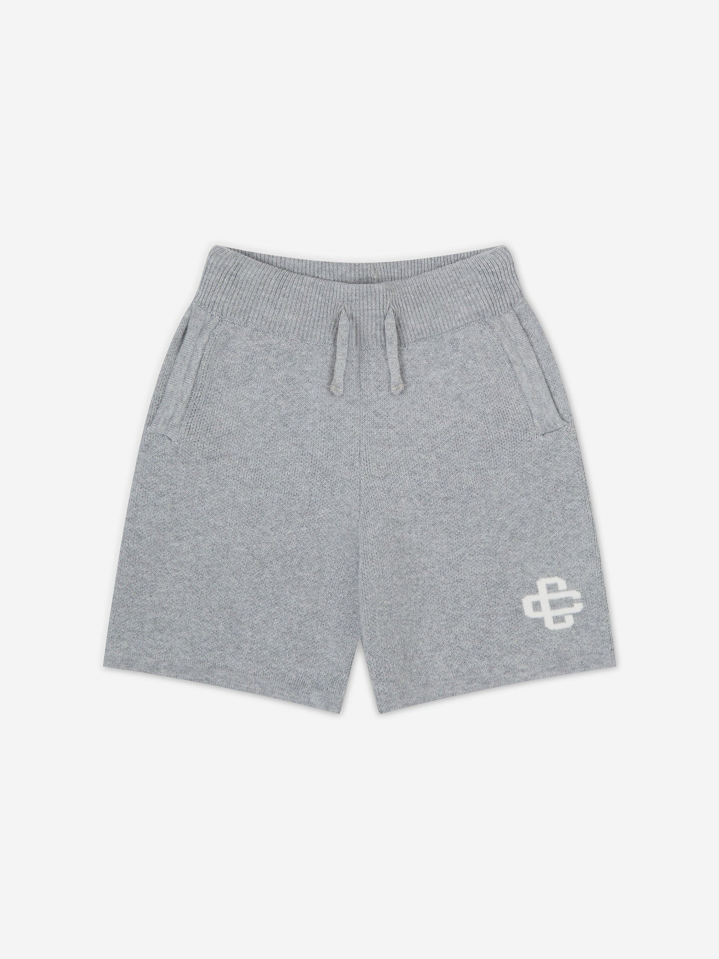 The Couture Club 儿童针织徽章短裤（灰色）