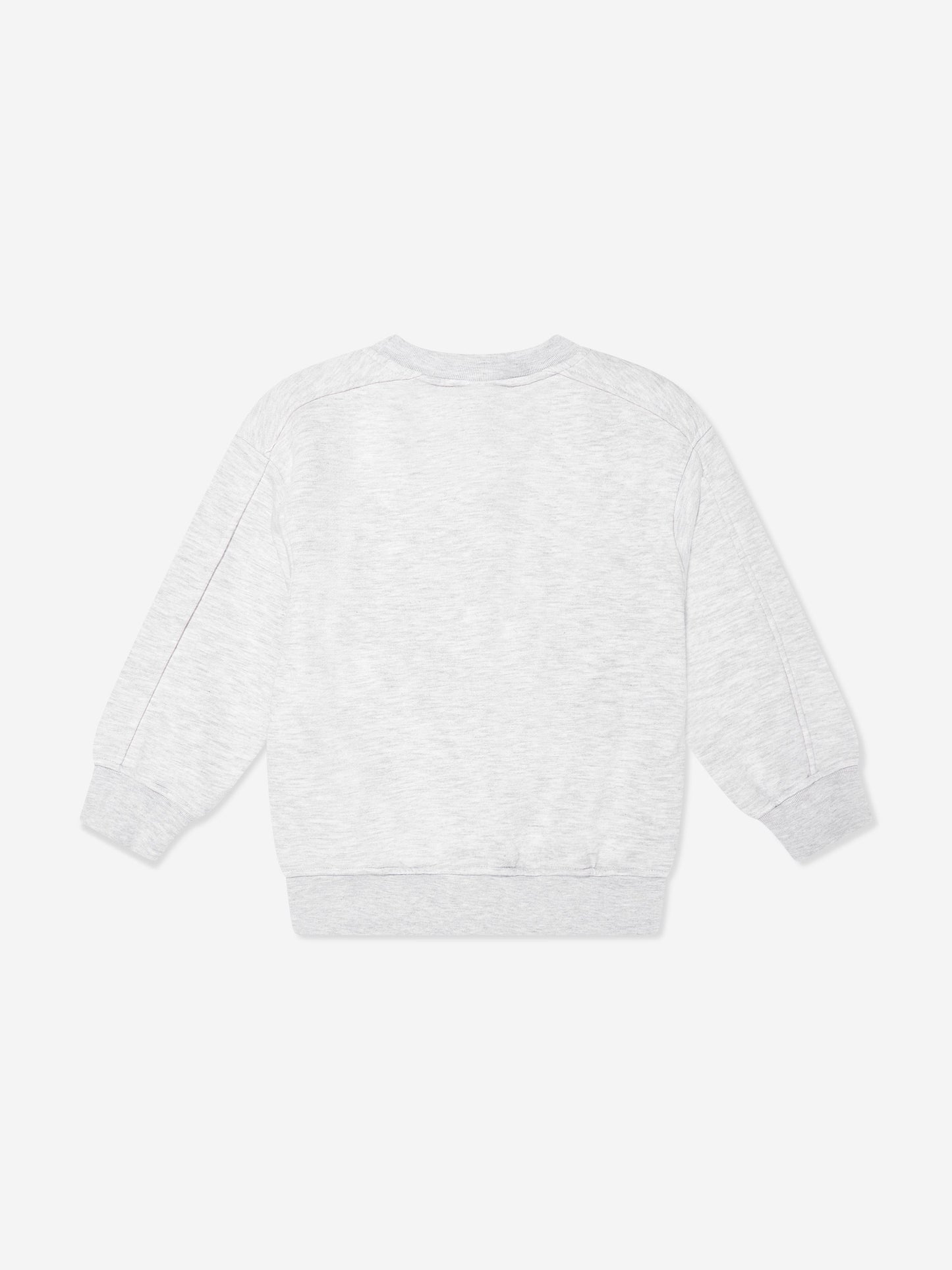 The Couture Club Kids Embossed Emblem Sweatshirt in Grey