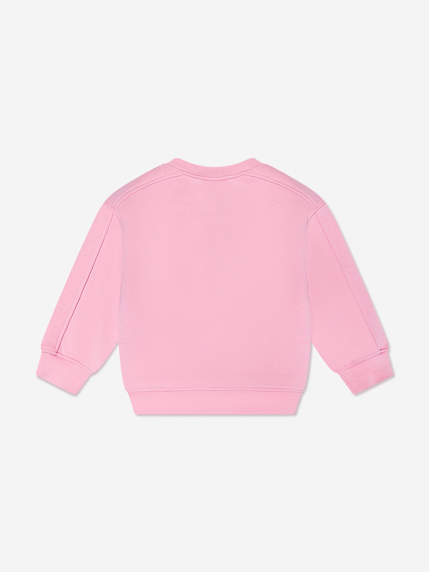 The Couture Club Kids Embossed Emblem Sweatshirt in Pink