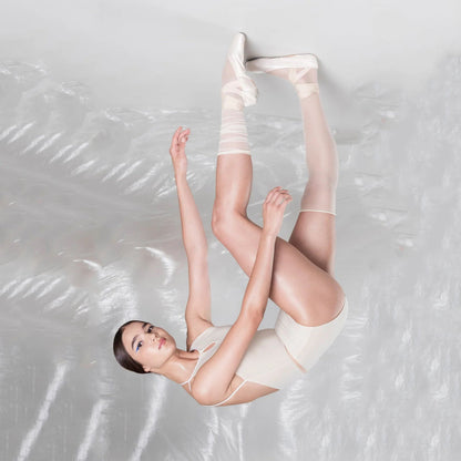 女士白色"TEARDROP BOW"芭蕾舞连体衣(252LE07VL/edelweiss)