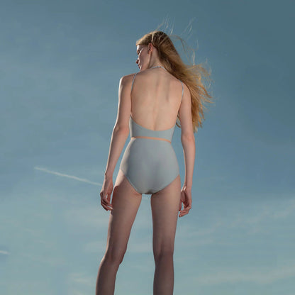 女士天空蓝"JUNIOR TEARDROP BOW"芭蕾舞连体衣(252LE07VL/sky blue)